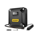 ROGER Air Compressor Pump – Powerful Tire Inflator with Digital Gauge