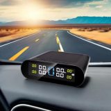 ROGER Solar-Powered Tire Pressure Monitoring System with LCD Display & External Sensors